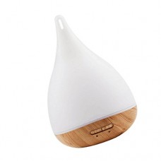 Fityle Mini Raindrap USB Humidifier Air Purifier Aroma Diffuser for Office Home Bedroom Nursery Room - White - B07DBRGDWH